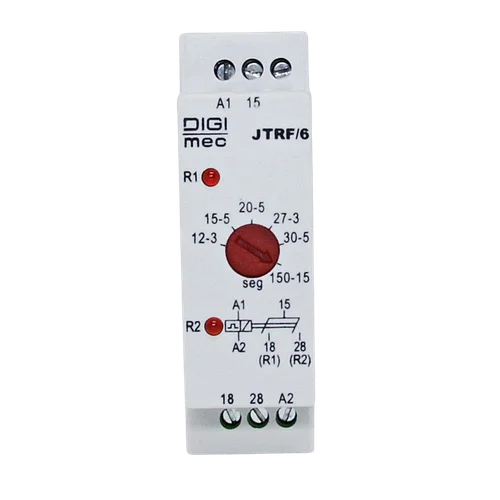 Temporizador para Reversão de Motor JTRF/6 Digimec