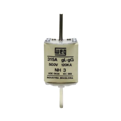 Fusível tipo NH, retardado, tamanho 3, FNH3-315 315AMP. WEG