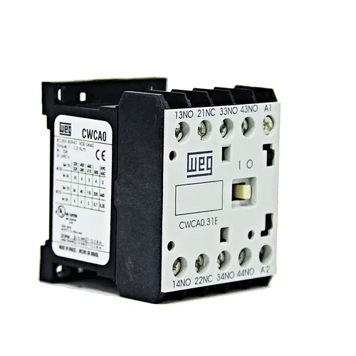 Mini contator auxiliar, 3NA+1NF, CWCA0.31 WEG