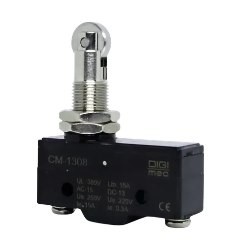 Micro Interruptor Baquelite Botão com Rolete para Painel CM-1308 Digimec