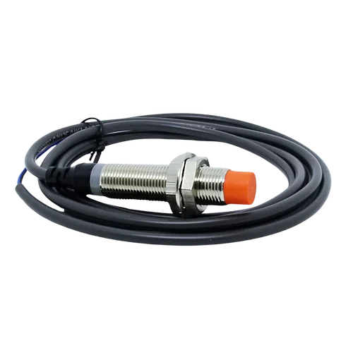 Sensor Indutivo Metálico 12mm Dist. Sensora 4mm 90-250Vca NA Cabo 1,5mts. CJY12E-04KA Digimec