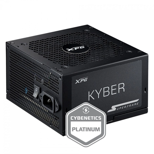 FONTE 850W XPG KYBER 80 PLUS GOLD ATX 3.1 CYBENETICS PLATINUM, COM CONECTOR PCIE 5.0, PFC ATIVO, KYBER850G BK C BR COM CABO DE FORCA