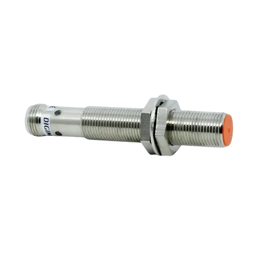 Sensor Indutivo Metálico 12mm Dist. Sensora 2mm 10-30Vcc PNP NA+NF Conector CJY12E-02PCT Digimec