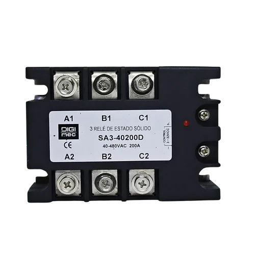 Rele de Estado Sólido Trifásico 200Amp. 480Vca 3-32Vcc SA3-40200D Digimec