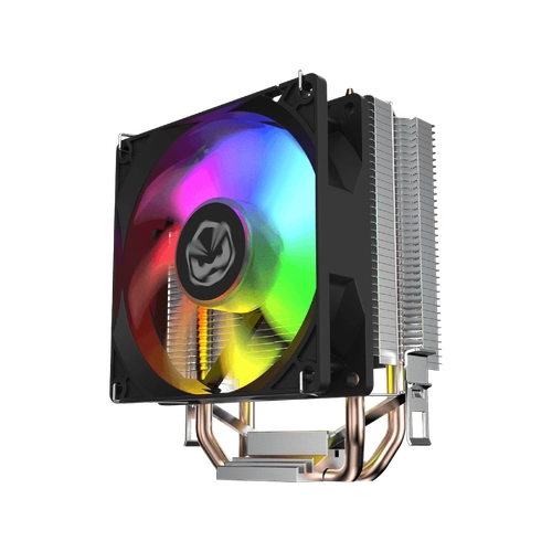 COOLER AIR COOLER PCYES TUNDRA 90 BLACK LED RAINBOW TDP 115W ACTBKA90 