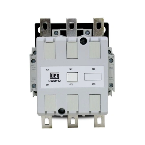 Contator Tripolar 112AMP contato auxiliar 2NA+2NF CWM112.22 220V WEG