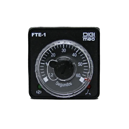 Temporizador 48x48mm Retardo na Energização FTE-1 Digimec