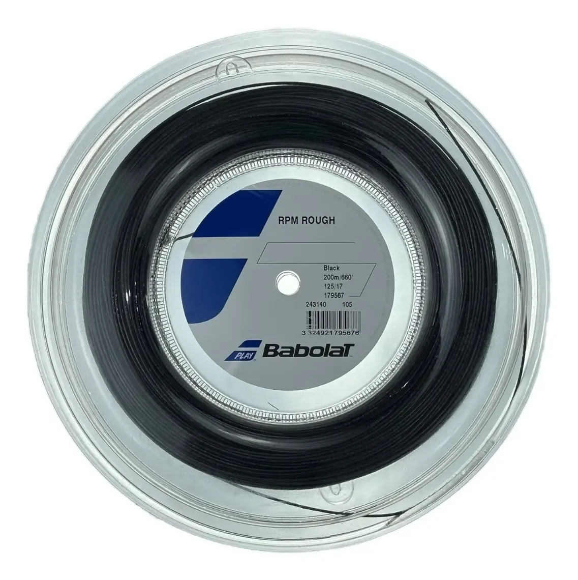 Passada de Corda Babolat RPM Rough 17L 1.25mm - Preta